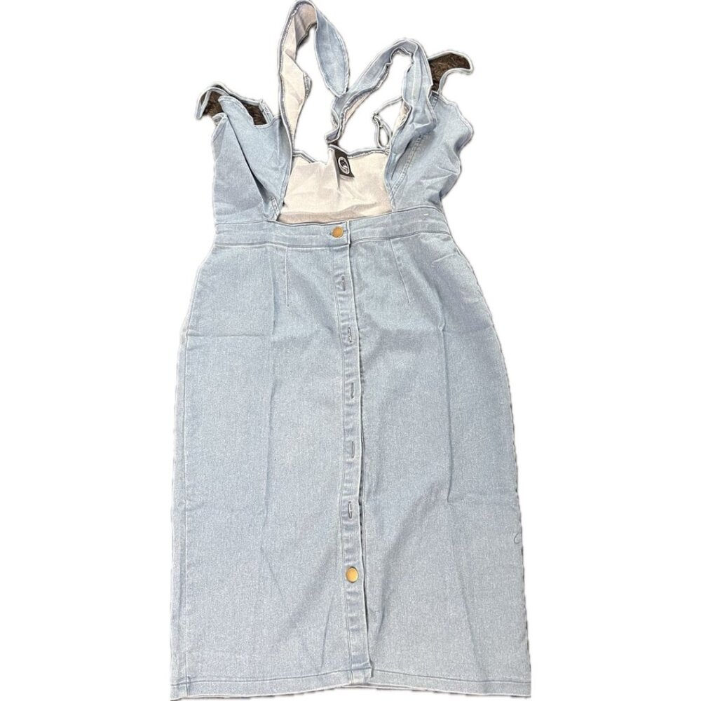 Women's Suspender Sexy Denim Sleeveless Dress